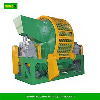 Scrap Tire Recycling Shredder Machinery