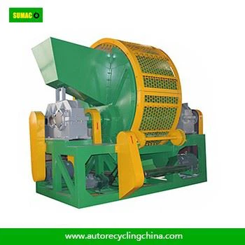 Tire Recycle Double Shaft Tyre Shredder